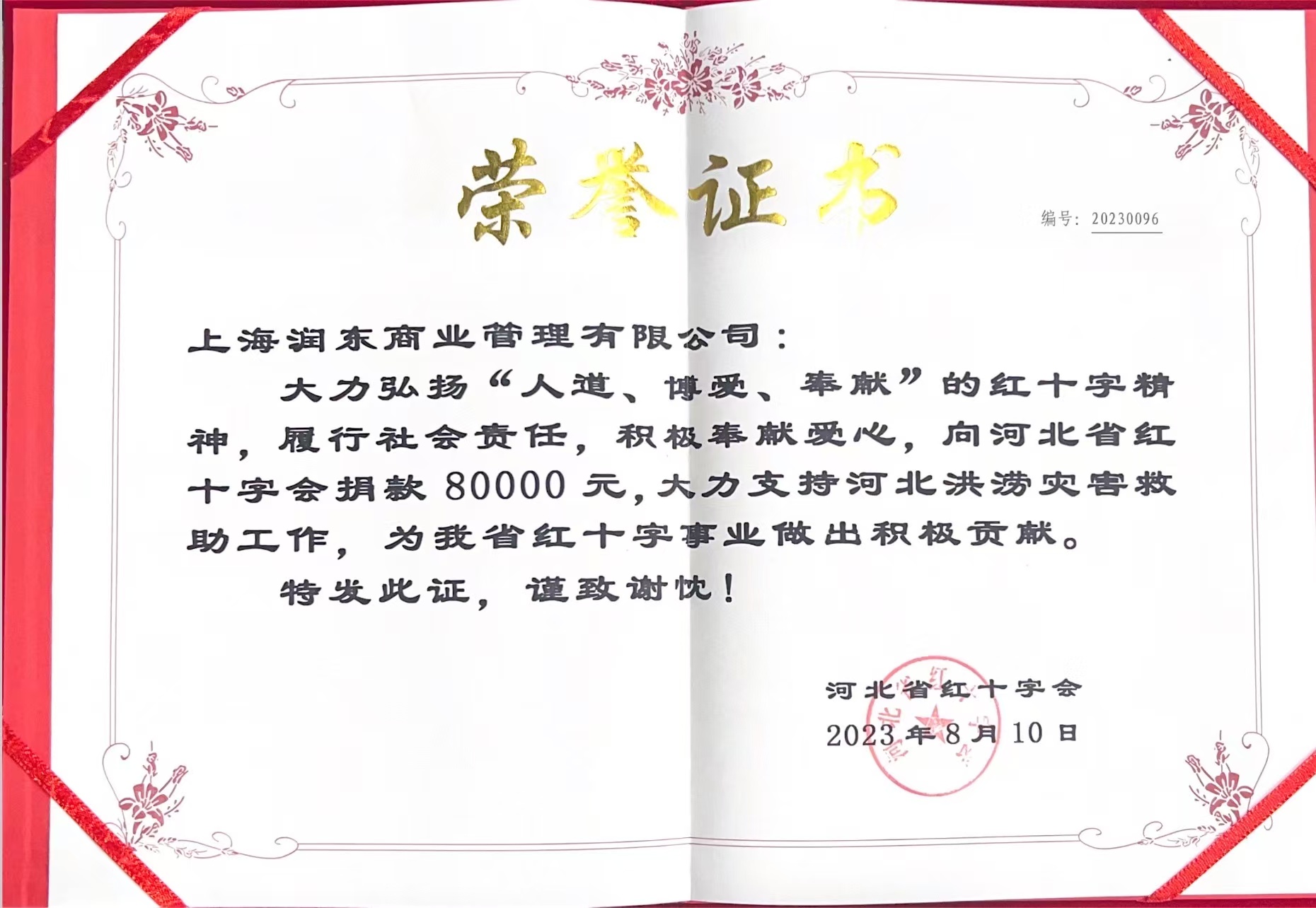 闻汛而动担使命,公益聚力护民生|驰援河北洪涝救灾